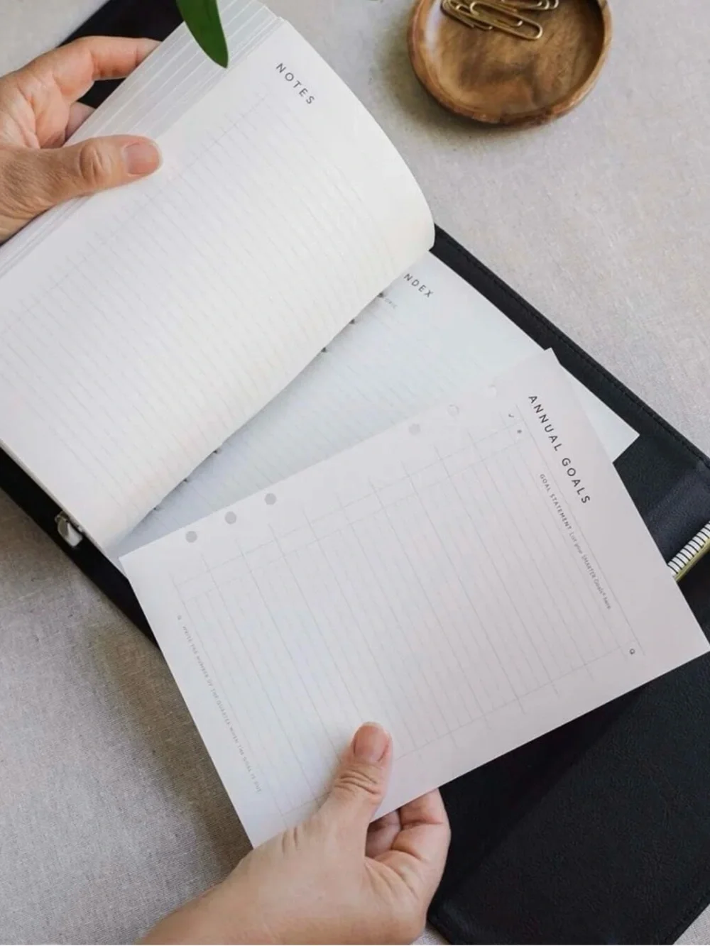 Full Focus Michael Hyatt Refill Pages for Ring-Binder Planners - Set of 4
